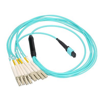 8एफ एमपीओ से एलसी ओएम4 फाइबर पैचकॉर्ड